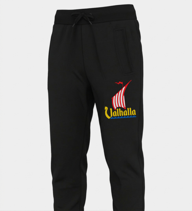 Jogger ricamato Drakkar Vichingo