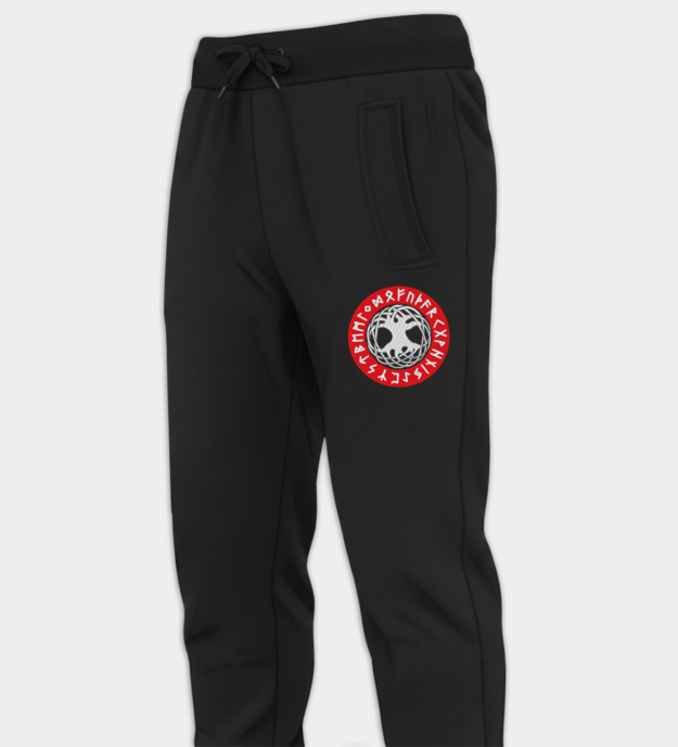 Jogger ricamato Yggdrasil